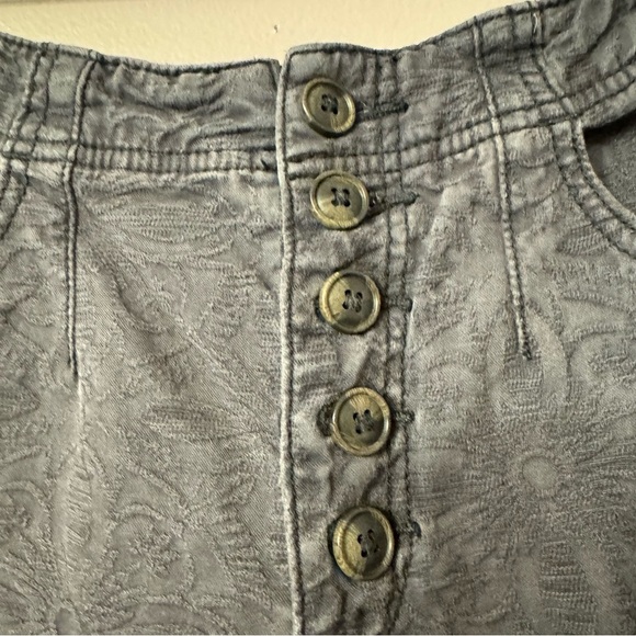 Anthropologie Pilcro Skinny Jeans Floral Black Women Size 30 - Picture 4 of 8